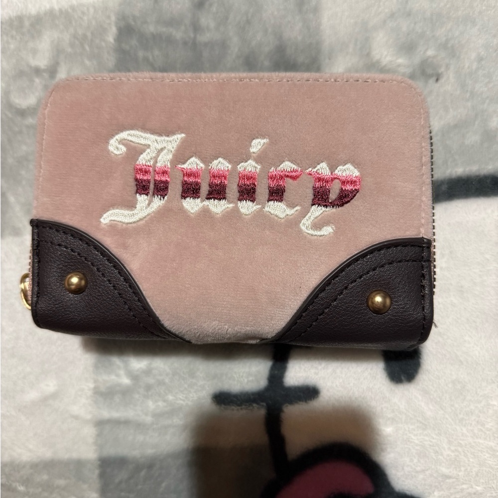 Juicy Couture Blush and Dark Brown Wallet